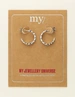 My Jewellery Earring hoops rainbow strass MJ09547