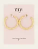 My Jewellery Earring hoops round MJ07383