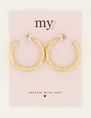 My Jewellery Earring hoops round MJ07383