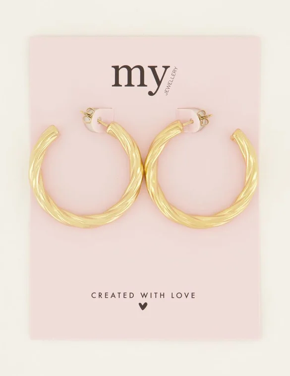 My Jewellery Earring hoops round MJ07383