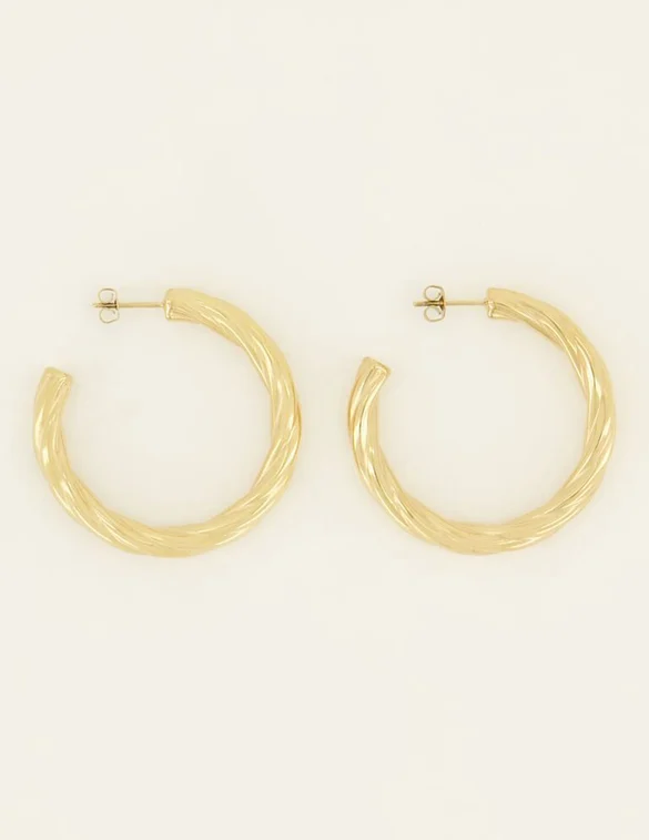 My Jewellery Earring hoops round MJ07383
