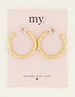 My Jewellery Earring hoops round MJ07383