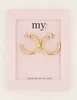 My Jewellery Earring hoops small MJ07334