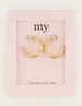 My Jewellery Earring hoops small MJ07334