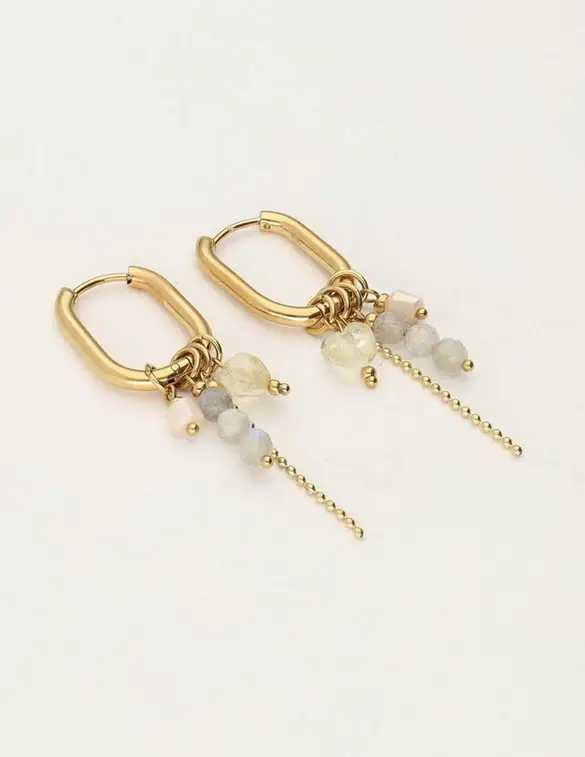 My Jewellery Earring hoops spring grey MJ10485