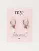 My Jewellery Earring hoops spring pearl pink MJ10483