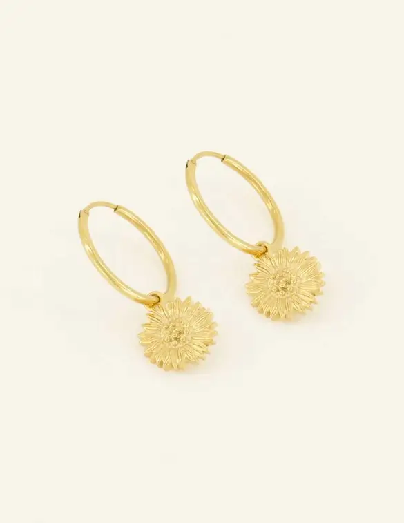 My Jewellery Earring hoops sunflower MJ08672