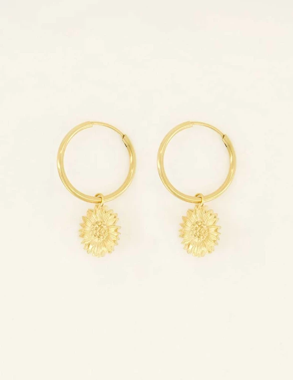 My Jewellery Earring hoops sunflower MJ08672