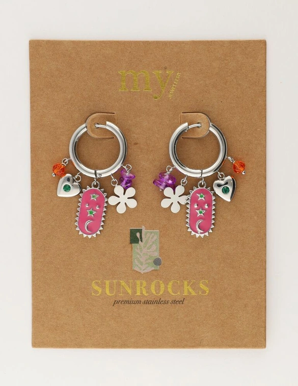 My Jewellery Earring hoops sunrocks MJ11017