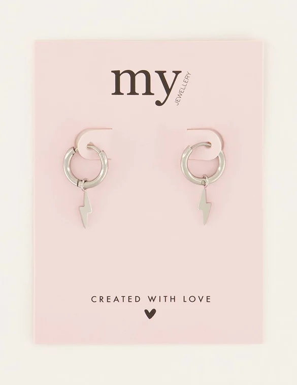 My Jewellery Earring lightning 1.2 cm MJ07339