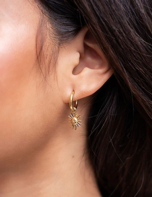 My Jewellery Earring mini hoops sun MJ09711