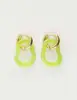 My Jewellery Earring resin organic green small MJ09748