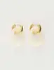 My Jewellery Earring resin organic white small MJ09749