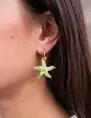 My Jewellery Earring resin star green small MJ09742