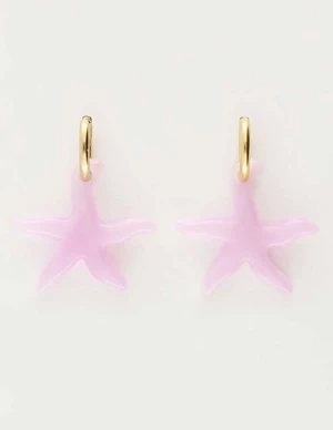 My Jewellery Earring resin star lilac small MJ09741