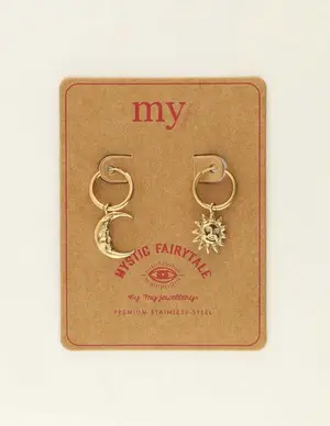 My Jewellery Earring ring moon sun MJ09435