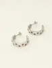 My Jewellery Earring rings pink strass MJ09440