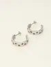 My Jewellery Earring rings pink strass MJ09440