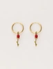 My Jewellery Earring rose red MJ11624