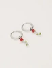 My Jewellery Earring rose red MJ11624