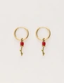 My Jewellery Earring rose red MJ11624