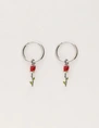 My Jewellery Earring rose red MJ11624