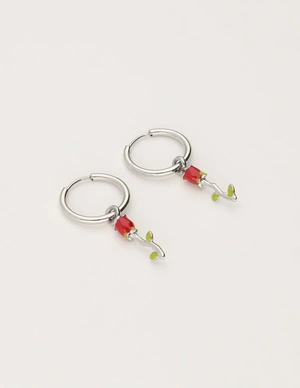 My Jewellery Earring rose red MJ11624