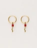 My Jewellery Earring rose red MJ11624