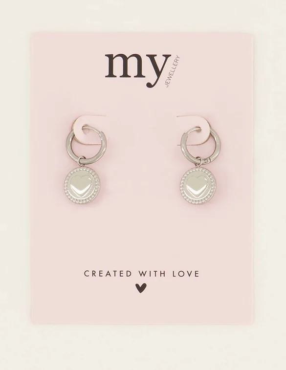 My Jewellery Earring round/heart MJ06459