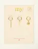 My Jewellery Earring set 3 coin MJ08585