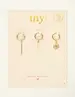 My Jewellery Earring set 3 coin MJ08585