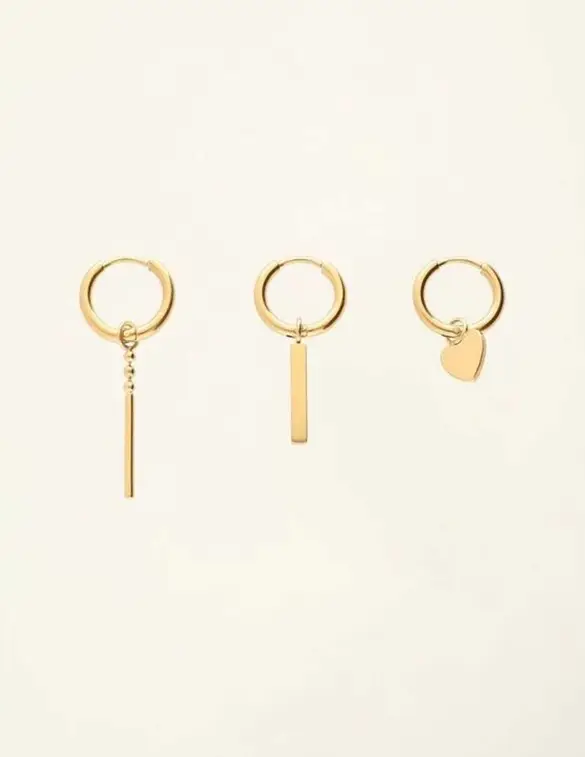 My Jewellery Earring set 3 heart MJ08584