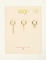 My Jewellery Earring set 3 stars MJ08583