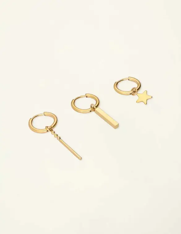 My Jewellery Earring set 3 stars MJ08583