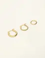 My Jewellery Earring set of 3 hoops MJ08590