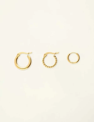 My Jewellery Earring set of 3 hoops MJ08590