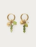 My Jewellery Earring small hoop green beads MJ12732