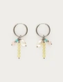 My Jewellery Earring small hoop green pink blue MJ12737