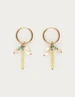 My Jewellery Earring small hoop green pink blue MJ12737