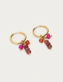 My Jewellery Earring small hoop purple orange MJ12738