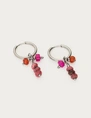My Jewellery Earring small hoop purple orange MJ12738