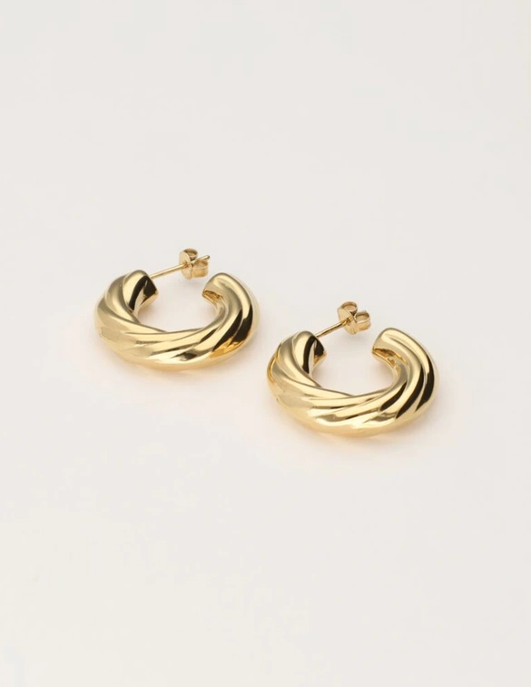 My Jewellery Earring small twisted hoop vintage MJ11525