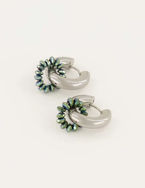My Jewellery Earring sparkling beads green MJ06019