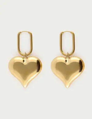 My Jewellery Earring square hoop heart MJ13052