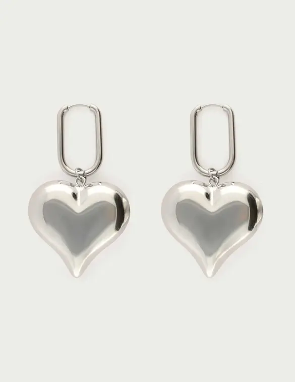 My Jewellery Earring square hoop heart MJ13052