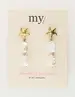 My Jewellery Earring star 2 pearls MJ09683