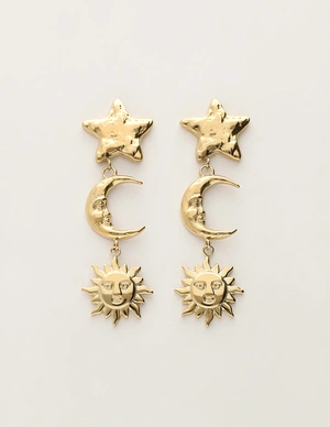 My Jewellery Earring star moon sun MJ11966