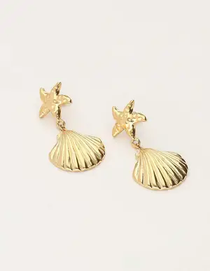 My Jewellery Earring star shell MJ09684