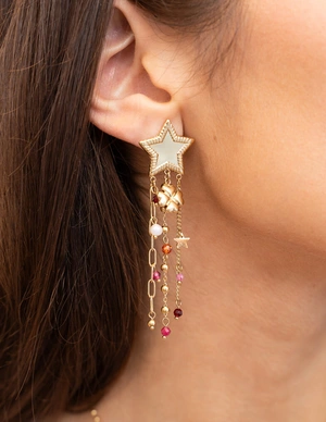 My Jewellery Earring star strings clover MJ11963