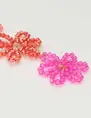 My Jewellery Earring statement 3 flowers pink MJ10066